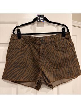 #72 KUT FROM the KLOTH Sz. 14 zebra print shorts NEW
